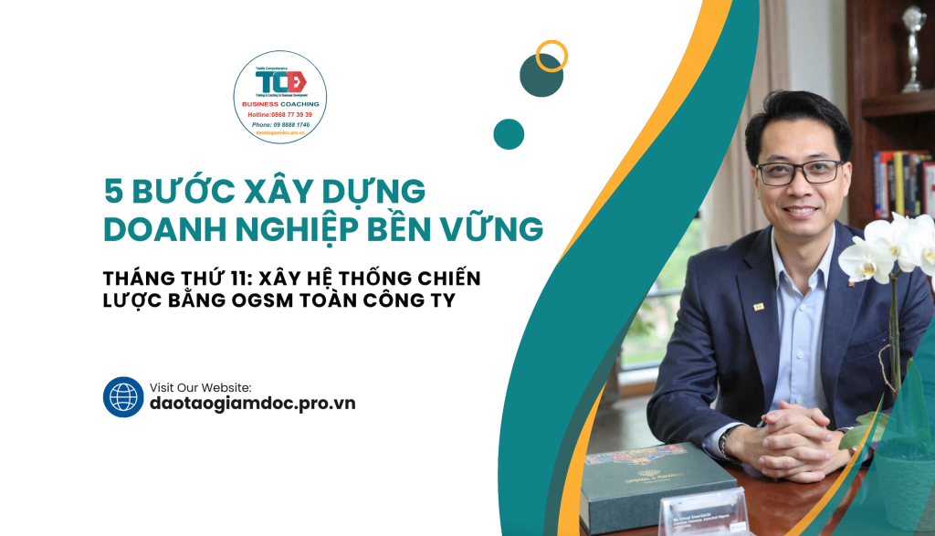 5 bước xây dựng doanh nghiệp - tháng thứ 11